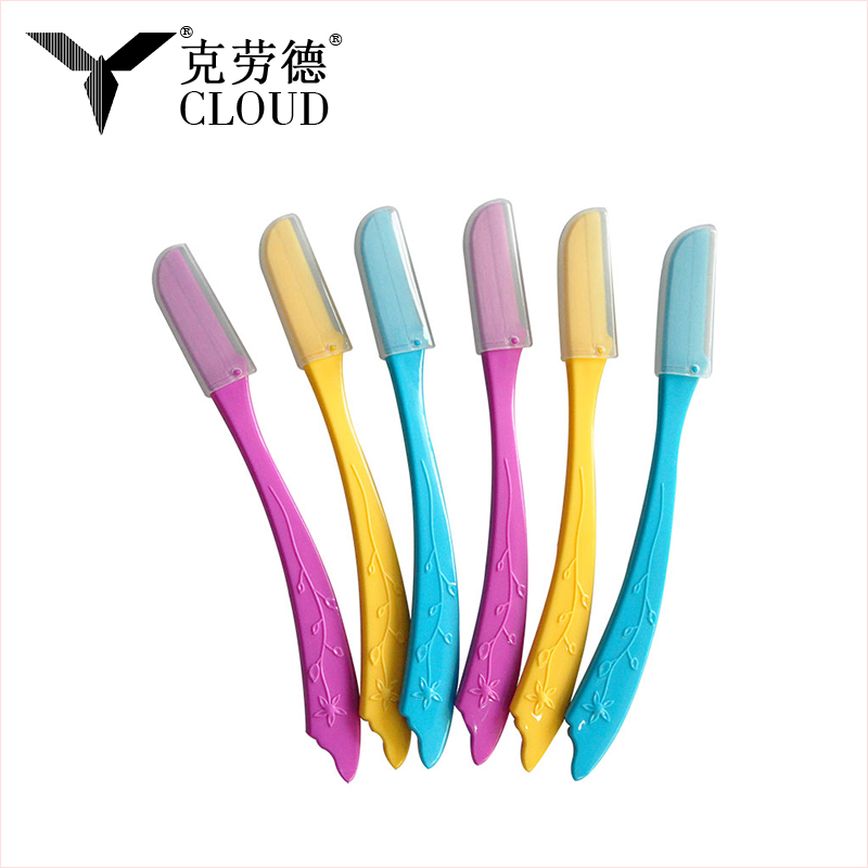 Jednorázový přenosný holicí strojek na obočí na cesty