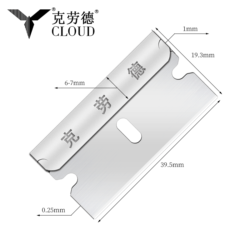 Víceúčelové jednobřité bezpečnostní žiletky