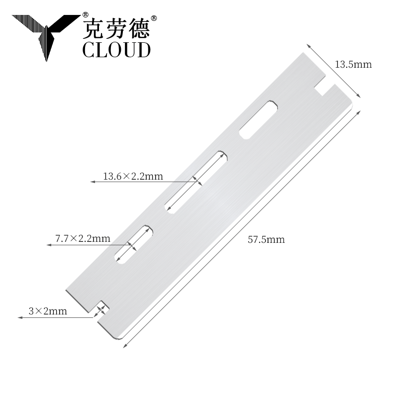 Jednobřité vlnité žiletky