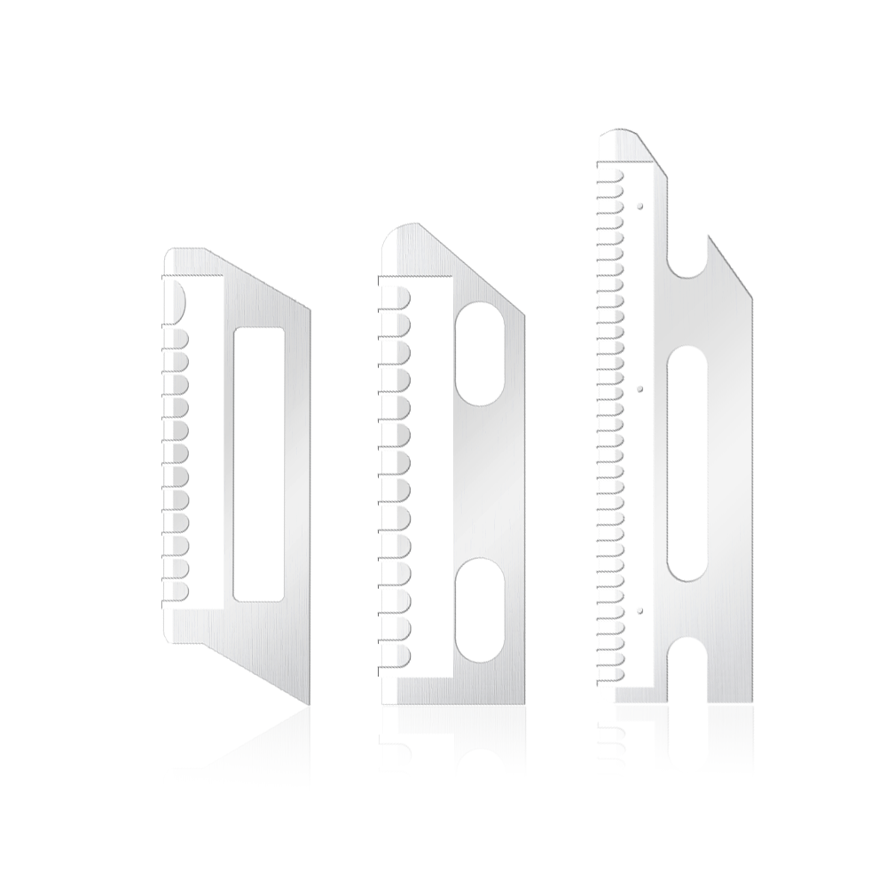 Přenosné ultra hladké tvarovací žiletky z nerezové oceli