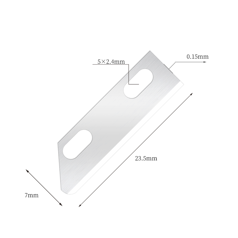 Přenosné ultra hladké tvarovací žiletky z nerezové oceli