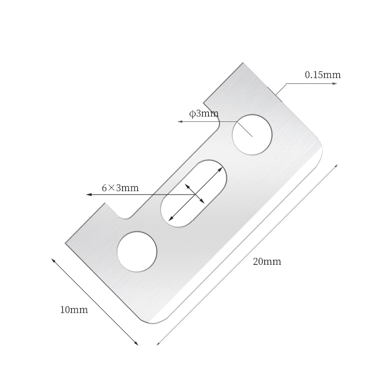 Jednostranné žiletky na obočí z nerezové oceli