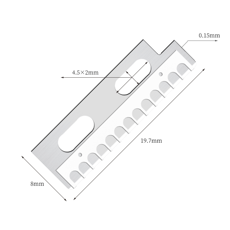 Precizní ostré čepele nožů na tvarování obočí z nerezové oceli