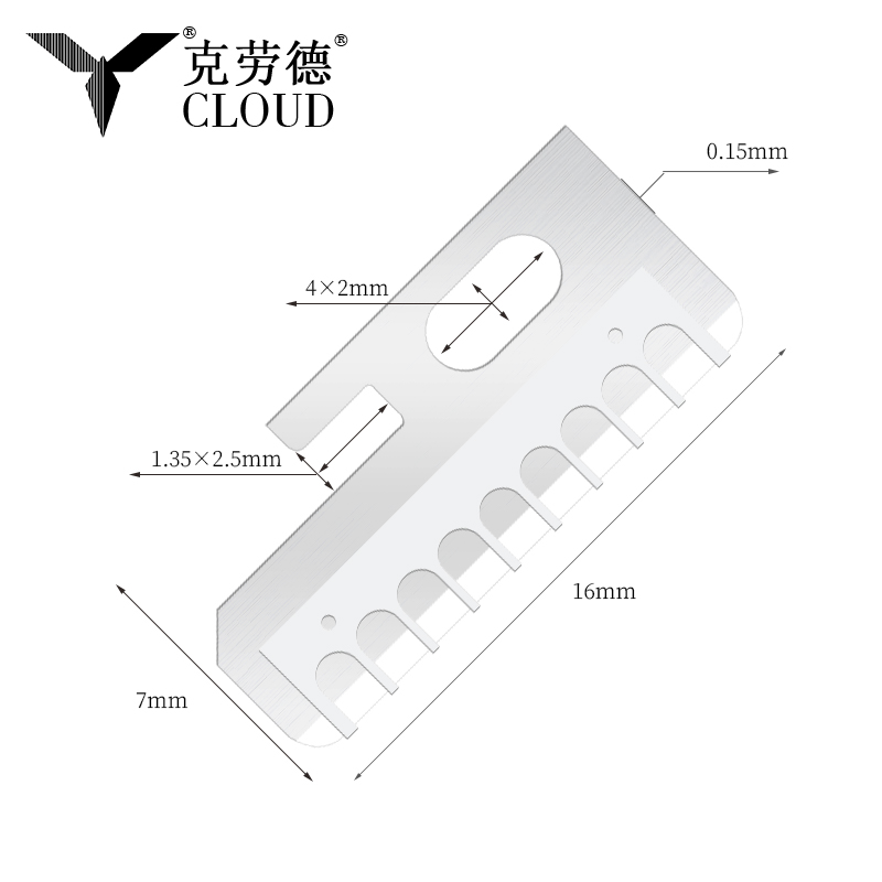 Precizní ostré čepele nožů na tvarování obočí z nerezové oceli