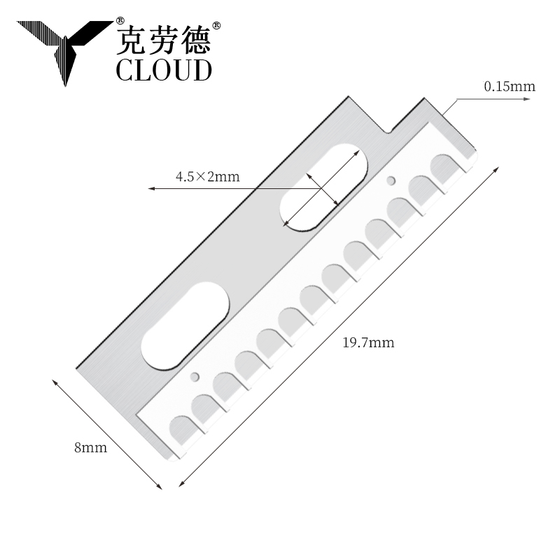 Precizní ostré čepele nožů na tvarování obočí z nerezové oceli