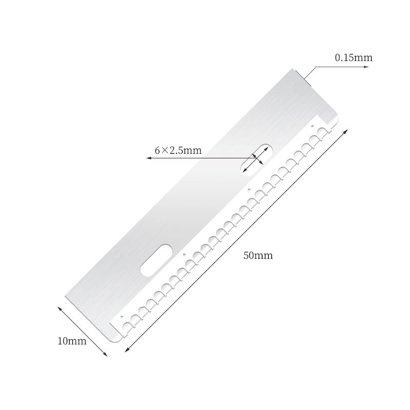 Odolná opakovaně použitelná čepel na stříhání obočí z nerezové oceli