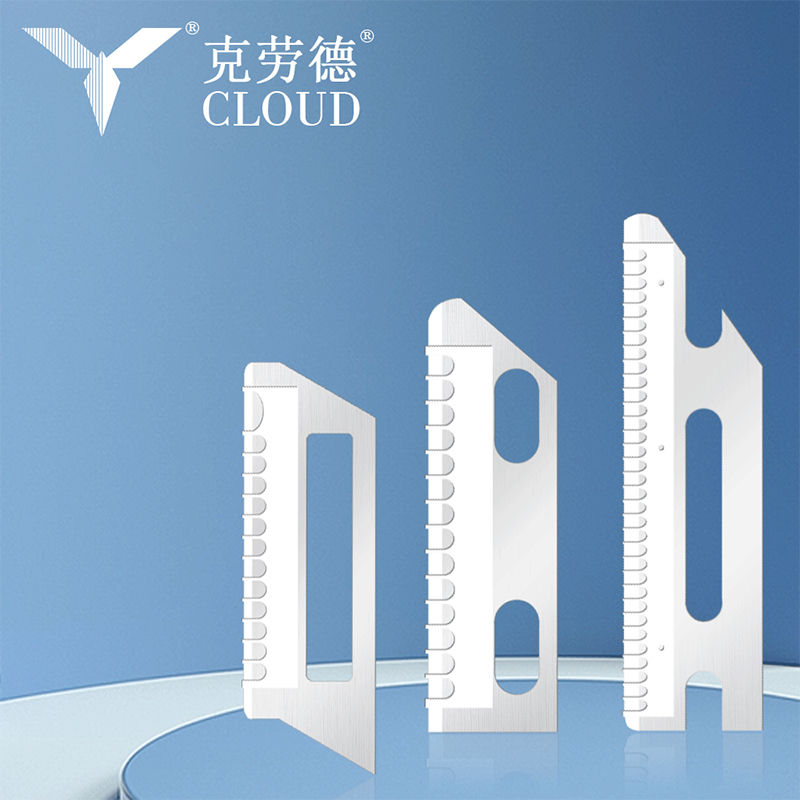 Přenosné ultra hladké tvarovací žiletky z nerezové oceli